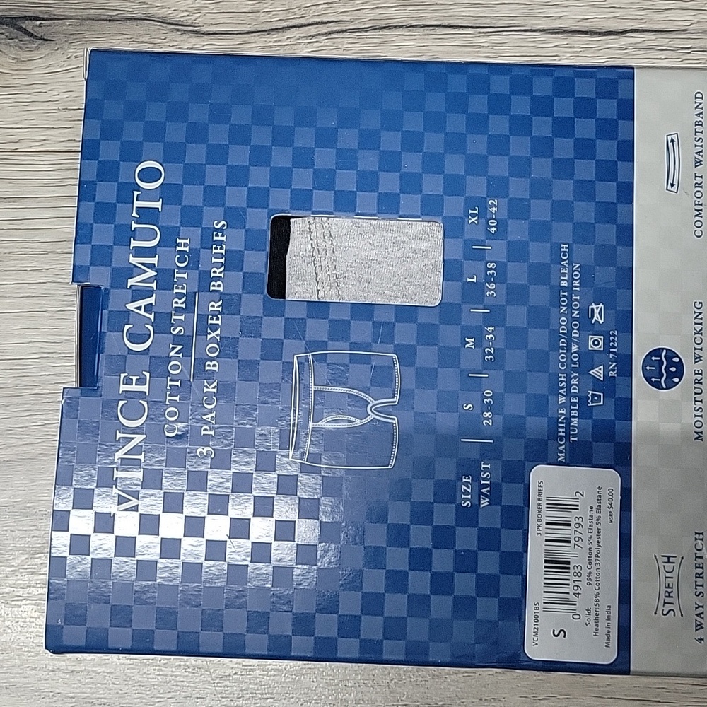 VINCE CAMUTO 3 PACK TRUNKS. - Picture 3 of 9